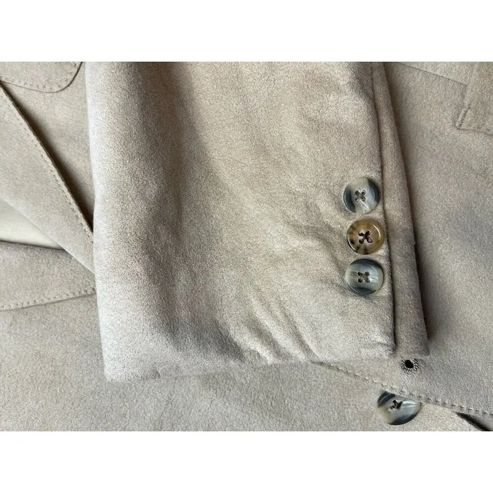 GOLDEN HOUSE Men’s Tan Suede Sport Coat Jacket 46